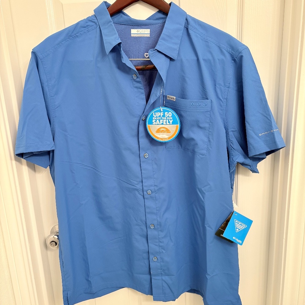 Columbia Sportswear PFG shortsleeved shirt. Size XL.